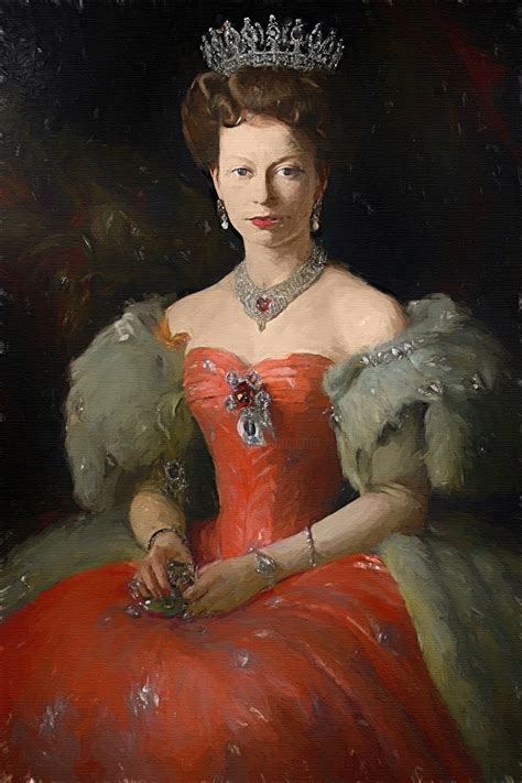 Queen Elizabeth Ii : Renaissance Paintin, Digital Arts by Gerry Martinez | Artmajeur