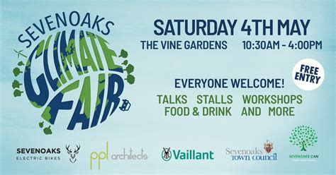 Sevenoaks Climate Fair 2024, Sevenoaks Vine Gardens, 4 May 2024 | AllEvents
