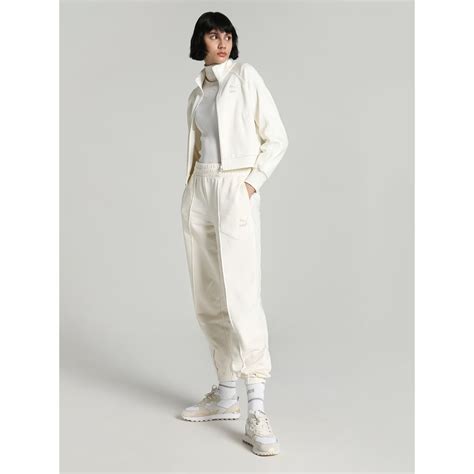 Buy Puma Classics Women Off White Sweatpants Online