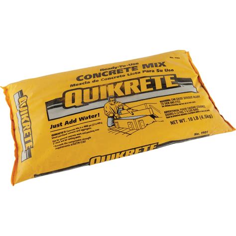 QUIKRETE 80-lb High Strength Concrete Mix In The Concrete,, 09/14/2023