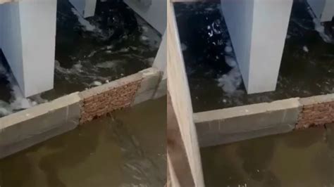 गाजियाबाद की सोसायटी के बेसमेंट में भरा पानी, प्लांट की दीवार टूटने से ...