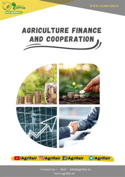 Agriculture Finance and Cooperation PDF: Unlocking Opportunities for ...
