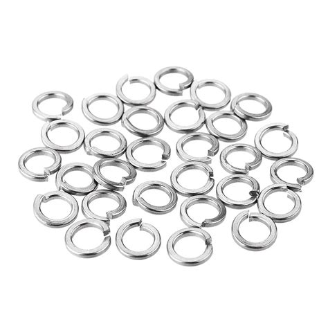 10pcs m2/m2.5/m3/4 304 stainless steel spring washer split lock washers ...