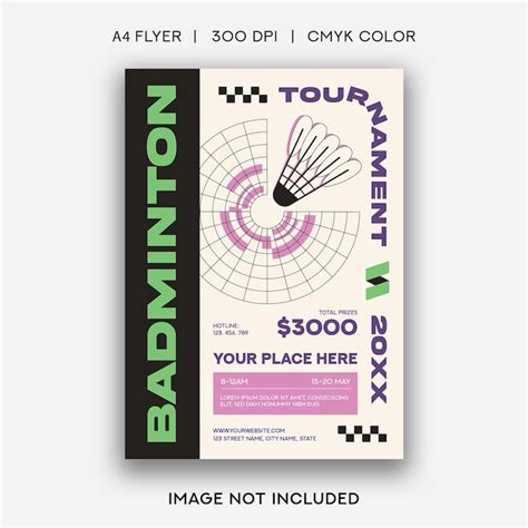 Badminton shuttlecock pack template Images - Free Download on Freepik
