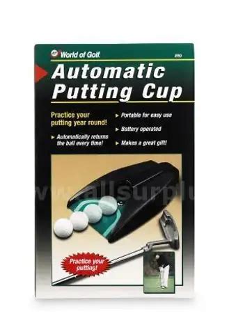JEF World Of Golf Automatic Putting Cup Black | AllSurplus | Cincinnati