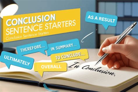 Conclusion Sentence Starters: How to End Essays with Impact