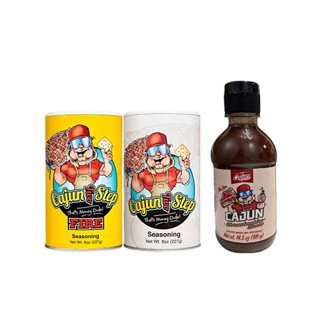 Amazon.com : Cajun Two Step Seasoning by StaleKracker - Orginal & Fire ...