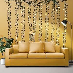 Buy HangingHues Aesthetic Room Decor Kit with Artificial Green Vines ...