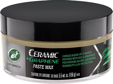 Turtle Wax Hybrid Solutions Ceramic Graphene Paste Wax, 160ml, Pack of ...