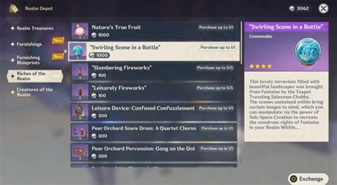 Genshin Impact 4.3: How To Unlock Fontaine Serenitea Pot Realm Swirling ...