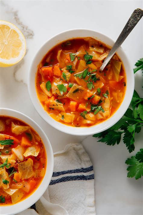 Cabbage Vegetable Soup Recipe - Cookie and Kate