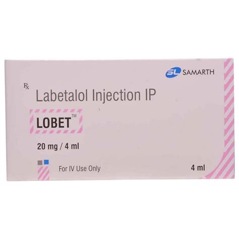 LOBET 20mg - Vial of 4ml Injection : Amazon.in: Health & Personal Care