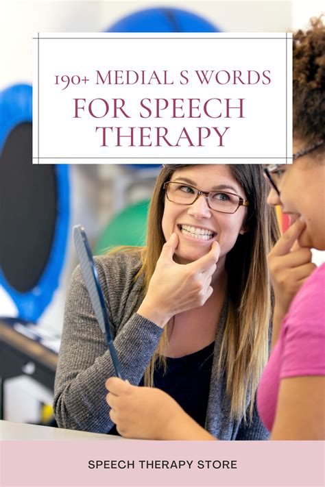 190+ Medial S Words Speech Therapy {Articulation Lists} - Speech ...