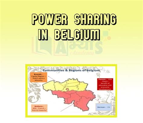 - Problem or Tensions between French and Dutch Communities