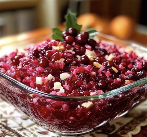 Holiday Cranberry Salad – Recipe quick and easy
