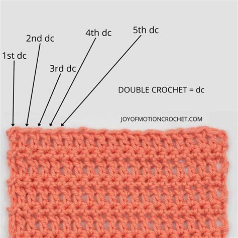 How To Crochet the Double Crochet Stitch - 7 Easy Steps