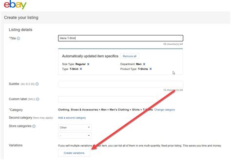 Image result for eBay Variations Tutorial
