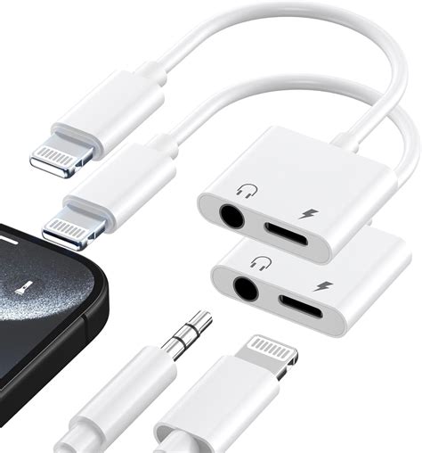 Amazon.com: [Apple MFi Certified] iPhone 14 13 Headphone Adapter, 2 ...