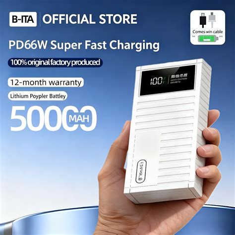 BIT Gift box gift PD 66W Powerbank 30000mAh 50000mAh iphone Fast Charge ...