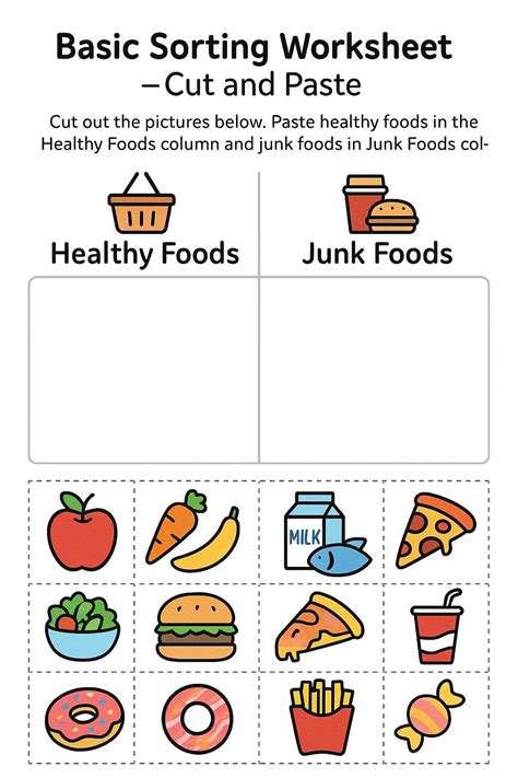 Image result for Spring Sorting Worksheet