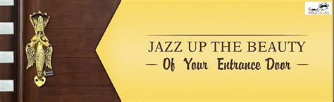 Two Moustaches NagKanya Design Brass Door Handle (Standard Size ...