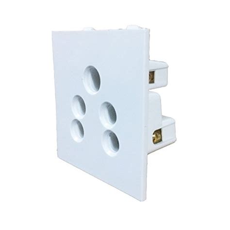 CONA Status Series 9316 2x1 Modular Socket 6A pack of 10|Combo pack ...