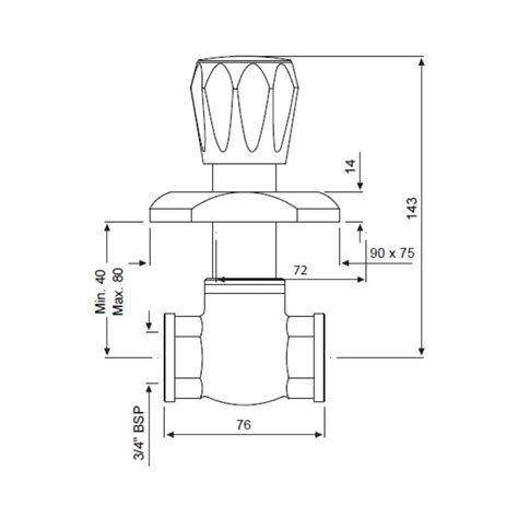 EXPOSED PART KIT OF CONC STOP COCK - JAQUAR FAUCETS - ( CHROME - CONTI ...