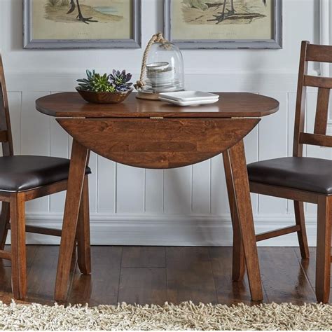 AAmerica Mason 10035312 Round Drop Leaf Dining Table | Conlin's ...