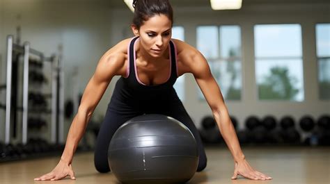 Premium Photo | Balance Ball Workouts for Core Strength and Stability