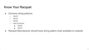 Image result for Tennis Racket Stringing Guide