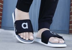 aadi Men Men's Grey Synthetic Leather Daily Casual Slider Slides - Buy ...