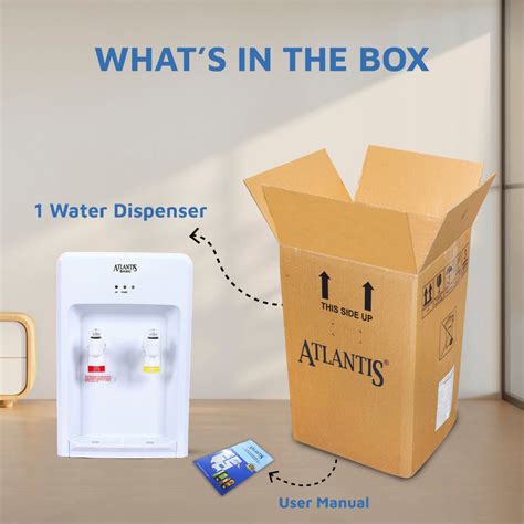 ATLANTIS BASIC Table Top Water Dispenser - No Cold