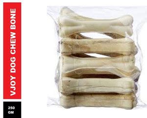 VJOY 3 inch White Milk Digestible Chewable Bone Calcium Treat Milk Dog ...