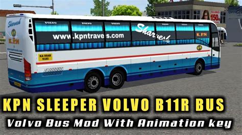 KPN Sleeper Volvo B11R Bus Mod For Bus Simulator Indonesia|Bussid V3.3. ...