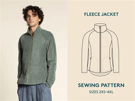 Fleece Jacket Sewing Pattern 的图像结果