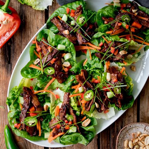 Korean Beef Lettuce Wraps Recipe | Recipe Cart | Recipe Cart