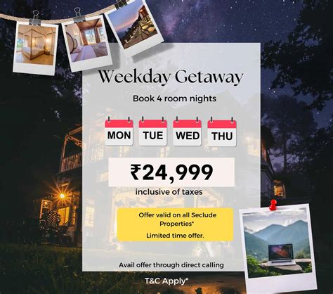 Seclude Offers & Promotion | Seclude Hotels | Official Website