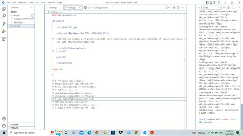 Image result for How to Use Graphics.h in vs Code