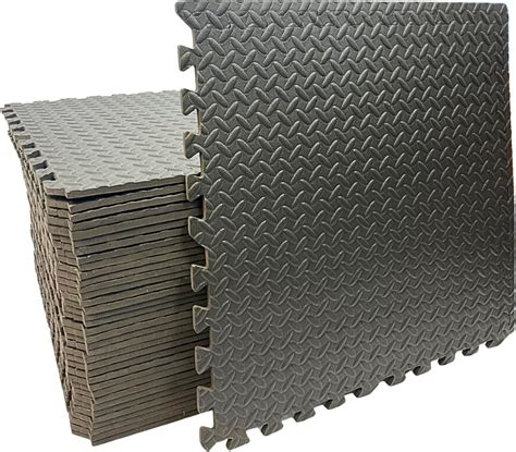 SAKUSEI Thick Heavy Duty Gym Flooring Interlocking Floor Mat EVA Soft ...