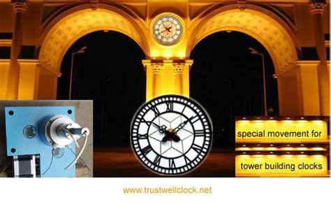 replacement movement/mechanism for old tower church building clocks