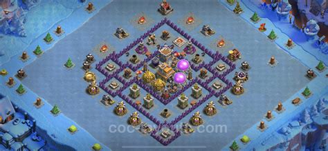 Farming Base TH7 with Link, Anti 2 Stars, Hybrid - Clash of Clans ...