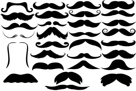Mustache Clipart Graphic by retrowalldecor · Creative Fabrica