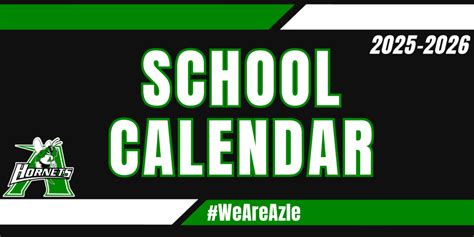 2025-2026 School Calendar Approved | Azle ISD