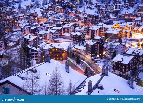 Zermatt, Switzerland, Matterhorn, Ski Resort Stock Image - Image of ...