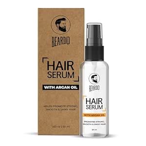 Buy Beardo Hair Serum 50ml for Instant Shine & Anti-frizz with Argan ...