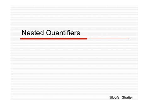 Image result for Nested Qiantifiers