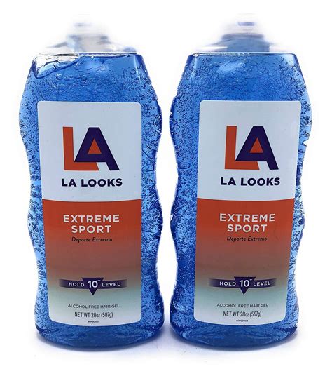 La Looks Gel #10 Extreme Sport Tri-Active Hold 20 Ounce Blue 591ml 2 ...