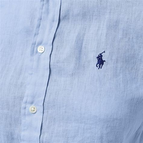 POLO RALPH LAUREN | Polo Linen Shirt Ld53 | Southport Blue | FRASERS