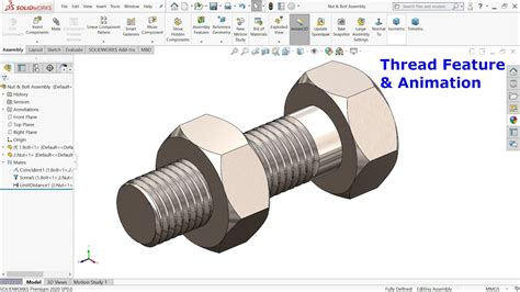 Insert External Thread On a SolidWorks Part 的图像结果