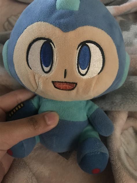 I found this mega man plush that my sister has : r/notinteresting